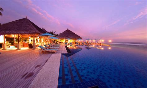 Beach Resort during sunset HD wallpaper | Wallpaper Flare