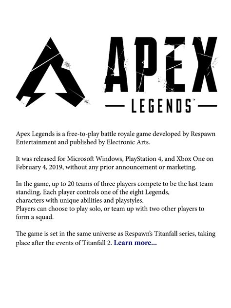 Apex Legends Guide, Tips and Tricks by tacticalheads - Issuu