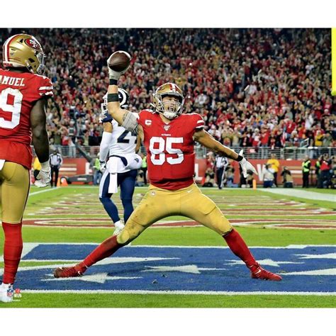 George Kittle San Francisco 49ers Fanatics Authentic Unsigned Touchdown ...