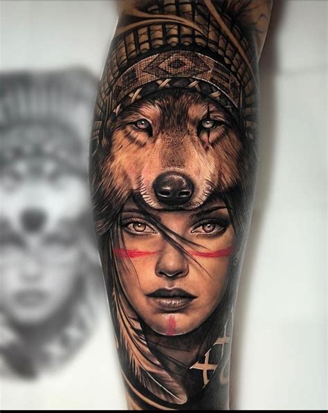 Pin by brunoootattoo on tatuagem | Native american tattoos, Animal sleeve tattoo, Headdress tattoo