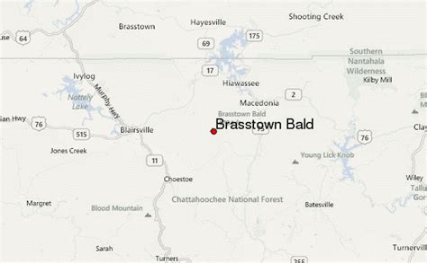 Brasstown Bald Map