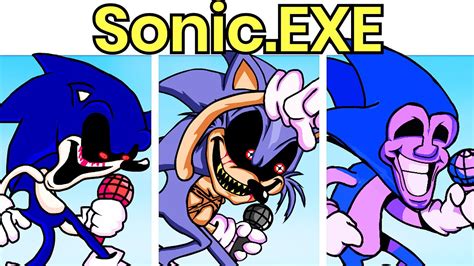 Friday Night Funkin': VS Sonic.EXE Full Week [All Secrets/Cutscenes/Endings] - FNF Creepypasta Mod