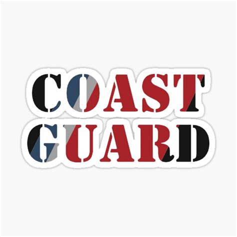 "United States Coast Guard" Sticker for Sale by FantasySkyArt | Redbubble