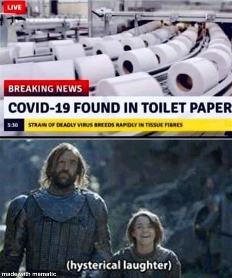 Enough said | /r/memes | Toilet Paper Hoarding | Know Your Meme