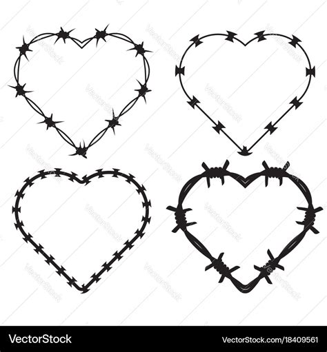 How To Draw A Barbed Wire Heart I will create for you a trellis very similar to this one