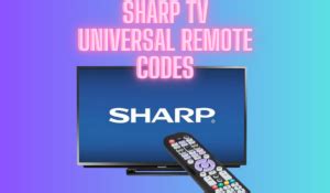 Sharp TV Remote Codes + Streamlined Programming - The Home Theater DIY