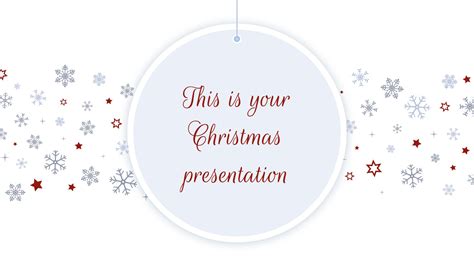 Elegant white Christmas. Free PPT & Google Slides Template — SlidesCarnival