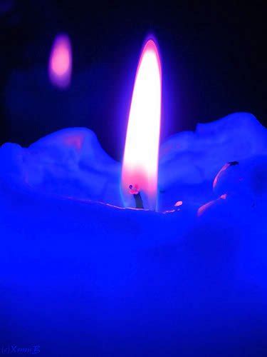 Two Little (Finger) Pricks: The Blue Candle burns on Blue Friday.