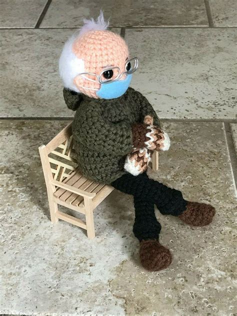 This Artist’s Bernie Sanders Mittens Crochet Went Viral So She’s ...