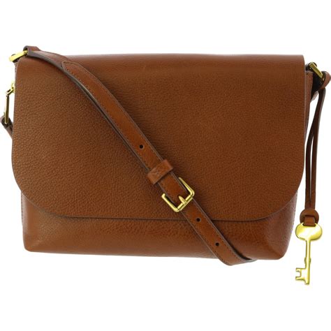 Fossil Women's Small Maya Crossbody Leather Cross Body Bag - Brown - Walmart.com - Walmart.com