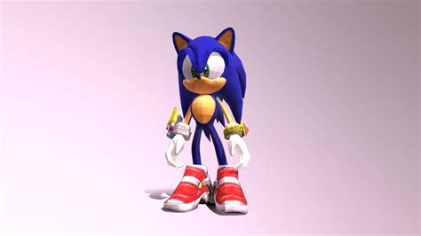 sonic-adventure-2-sonic-model - 3D model by supersonic3675 [d8f5f17] - Sketchfab