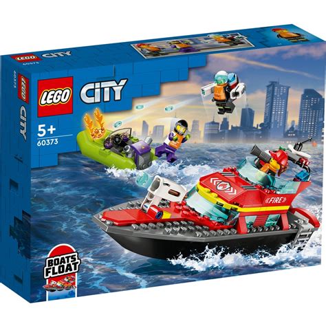 LEGO City Fire Rescue Boat 60373 | BIG W