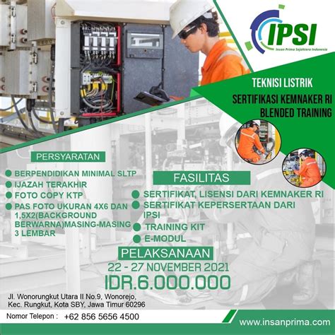 TERKENAL, WA (0856-5656-4500), PELATIHAN TEKNISI LISTRIK Klik https ...