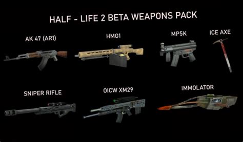 half life 2 beta weapons mod download / Twitter