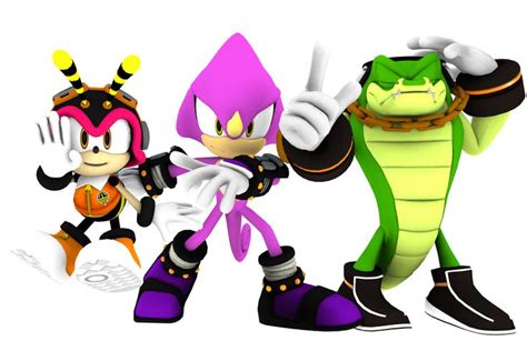 team Chaotix - Sonic modern figures #artwork | Sonic heroes, Hedgehog ...