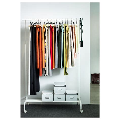 RIGGA White Clothes Rack - Popular & Practical - IKEA