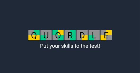 Quordle game » AajKaAkhbaar.com » Entertainment