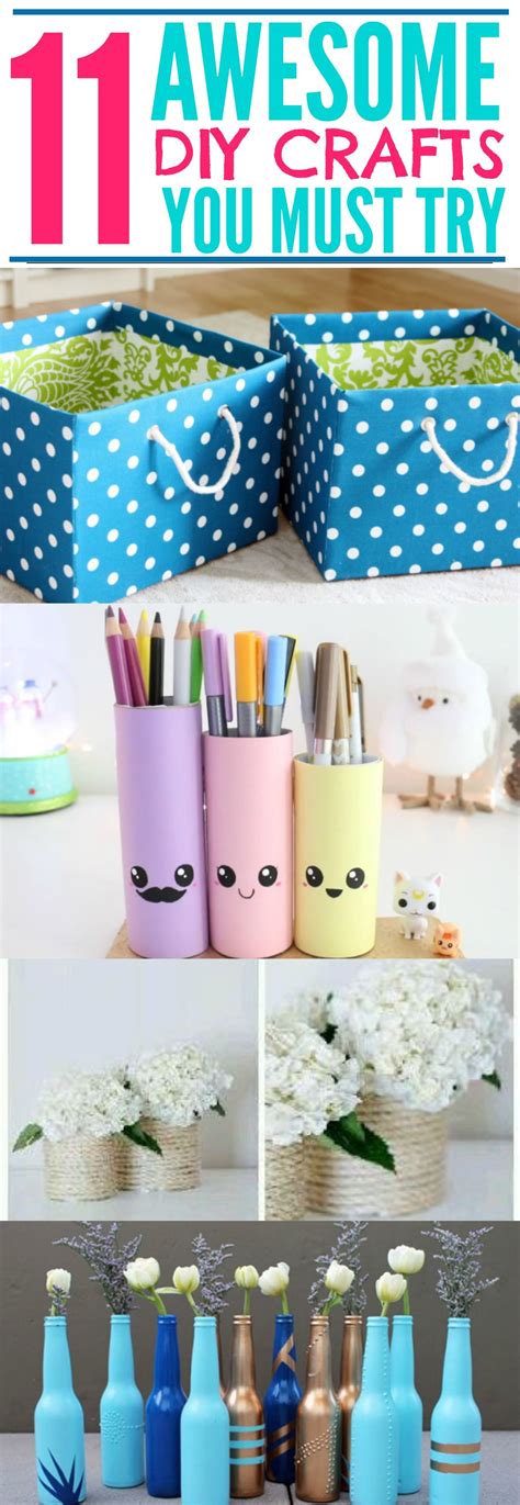 11 Awesome DIY Crafts You Must Try - Kisses for Breakfast | Diy and crafts sewing, Pinterest ...