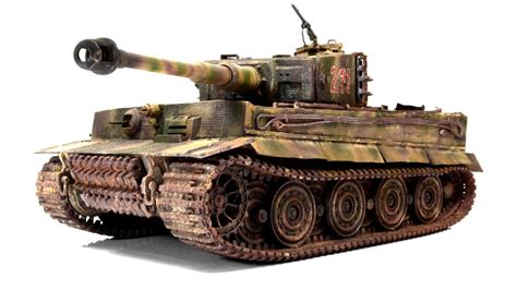 Panzerkampfwagen VI Tiger Late 1/35 Academy Tank Model - YouTube