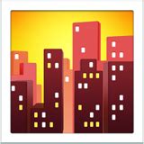 🌆 Cityscape at Dusk Emoji on Apple iOS 16.4