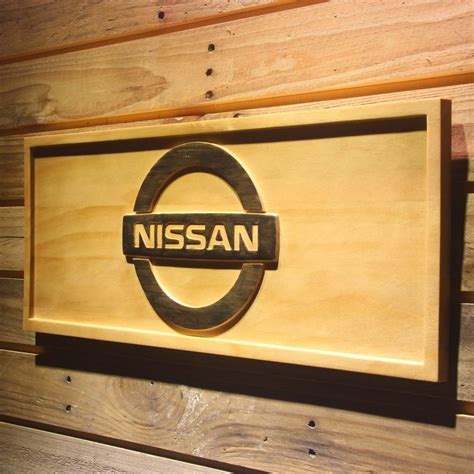 Nissan Wood Sign - neon sign - LED sign - shop - What's your sign?