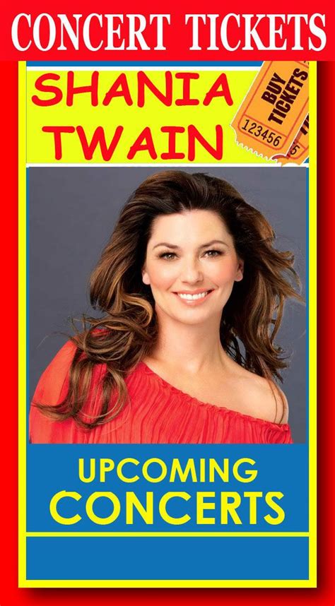 SHANIA TWAIN - The easiest way to buy concert tickets (seller – SeatGeek). Shania Twain - Tour ...