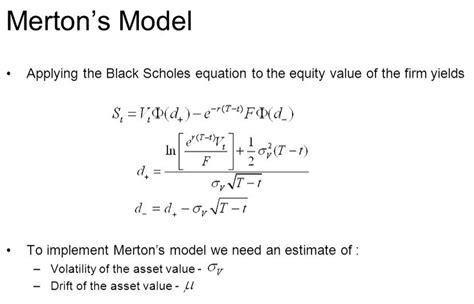 Merton Model in Python; Compute the Value of Company’s Assets Today and the Volatility of Assets ...