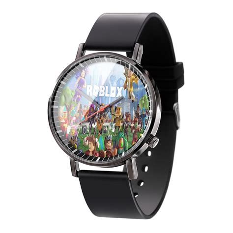 Roblox Pin buckle PVC strap quartz wrist watch - Baganime