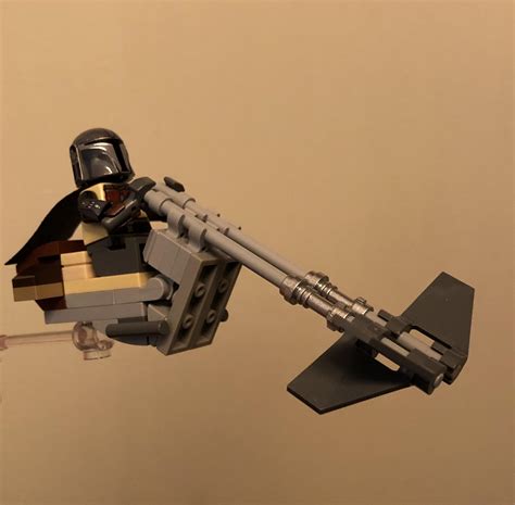 Mandalorian MOC Speeder bike : r/legostarwars