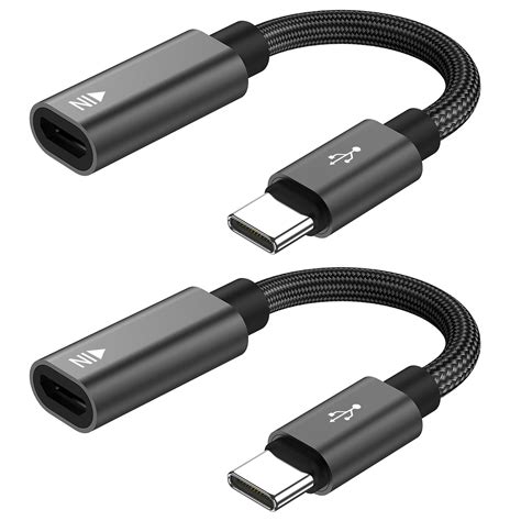 Buy Micro USB to USB C Adapter,(2-Pack) Micro USB Female to USB Type C ...