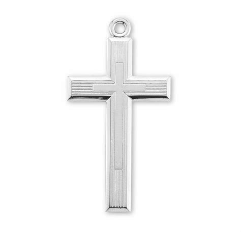 Sterling Silver Engraved Cross - Buy Religious Catholic Store