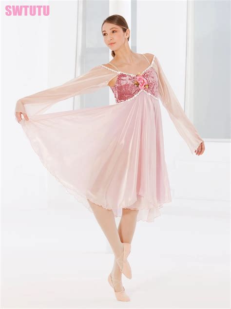 ballerina dance dress Lyrical & contemporary dance costume girl ballet dress Adult ballet dance ...