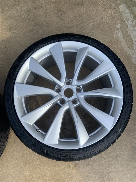 20 inch silver Model 3 rims fs | Tesla Motors Club