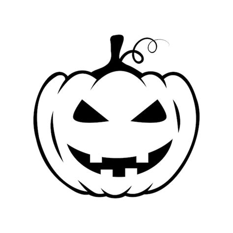 Premium Vector | Line art Halloween pumpkin Jack o Lantern Happy holiday Outline design element