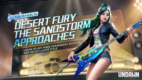 Garena Undawn "Desert Fury" To Launch On August 24, Comes Loaded With ...