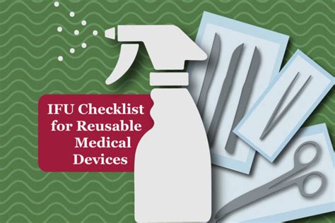 IFU Checklist for Reusable Medical Devices - EMMA International