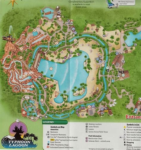 "Typhoon Lagoon Map " Poster by still-burning | Redbubble