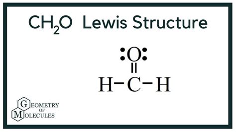 CH2O Lewis Structure (Methanal or Formaldehyde) | Molecules, Lewis ...