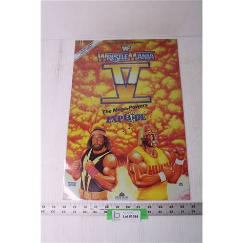 Wrestlemania V Poster - Hulk Hogan, Macho Man, 12" x 18" - Bodnarus ...