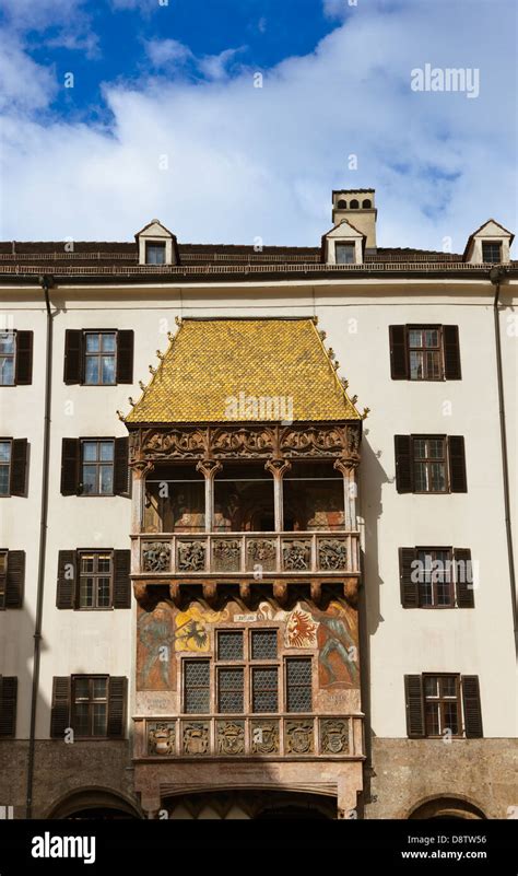 Famous golden roof - Innsbruck Austria Stock Photo - Alamy