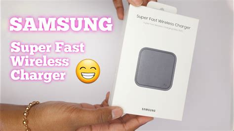 Samsung Super Fast Wireless Charger - YouTube