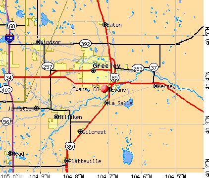 Evans, Colorado (CO) profile: population, maps, real estate, averages, homes, statistics ...