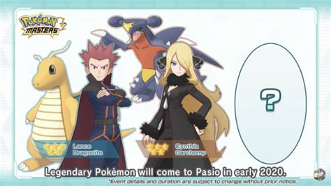 Pokemon Masters: Cynthia & Garchomp Spotlight Scout coming soon; a look at their Sync Move