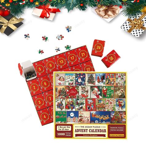 Christmas Advent Calendar Jigsaw Puzzle - nisasy