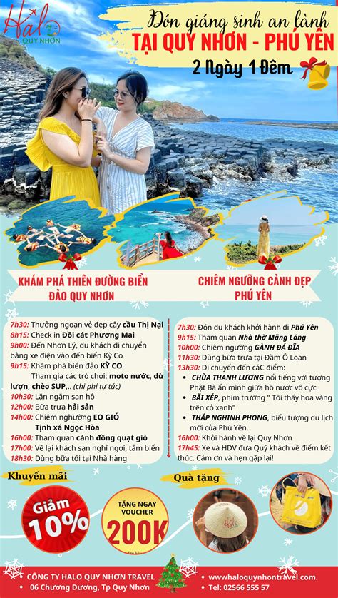 Tour du lịch Giáng Sinh an lành tại Quy Nhơn - Phú Yên