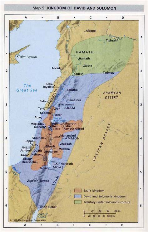 The Map Of Israel Under King Solomon - Map of Counties in Arkansas