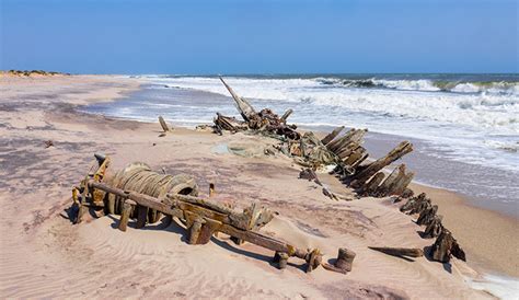 Land shipwrecks in Namibia