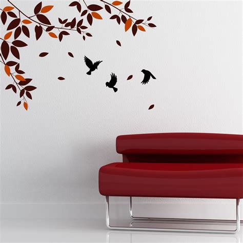 Buy Asian Paints Living Room Branch Wall Sticker (PVC Vinyl, 30.48cm x ...