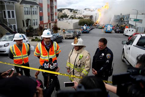 Gas explosion in San Francisco shoots fire that burns multiple buildings