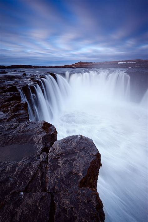 Selfoss waterfall | Waterfall, Colorful landscape, Natural landmarks